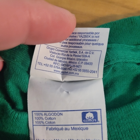 NWOT John Beer men's XXL green and yellow t-shirt funny - Picture 3 of 7